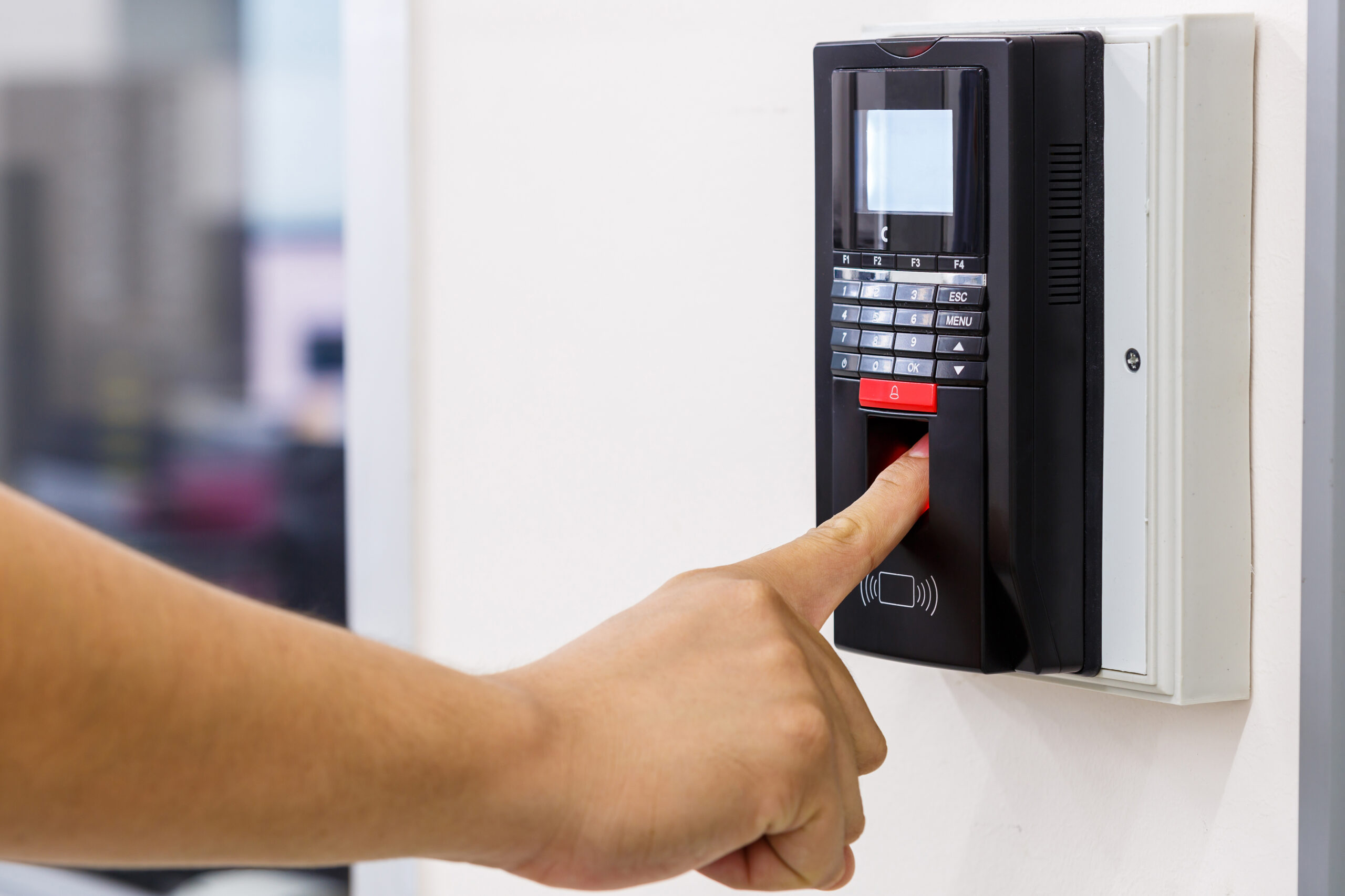 fingerprint scanner for commercial access control from paramount security
